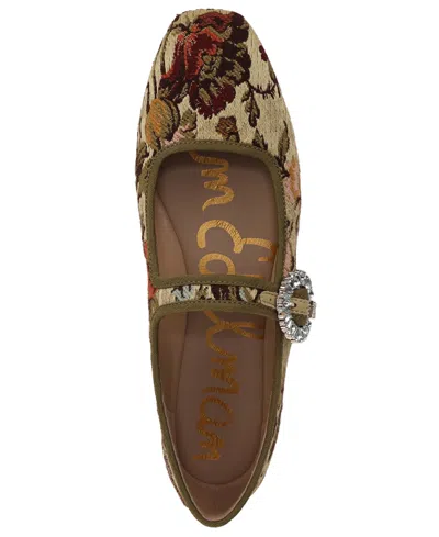 Sam Edelman Women's Michaela Glow Buckled Mary Jane Flats In Multi