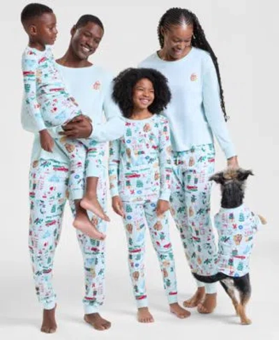Holiday Lane Winter Holiday Family Pajamas Collection Macys Exclusive In Blue