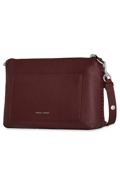 Rebecca Minkoff Darren Whipstitch Shoulder Bag In Red