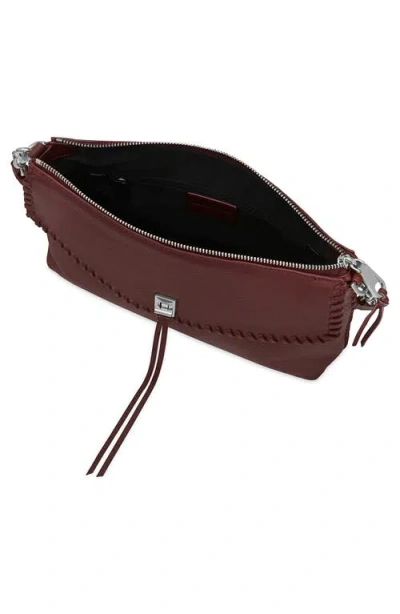 Rebecca Minkoff Darren Whipstitch Shoulder Bag In Red