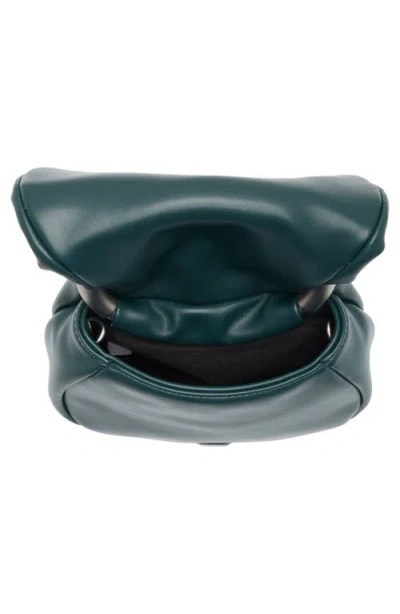 Bcbg Statement Hardware Clutch In Green