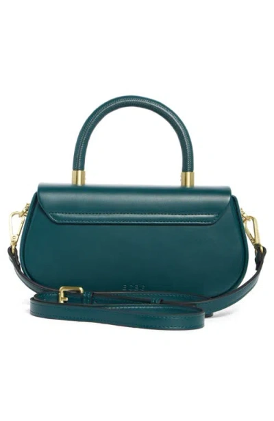 Bcbg Asymmetric Flap Top Handle Bag In Green