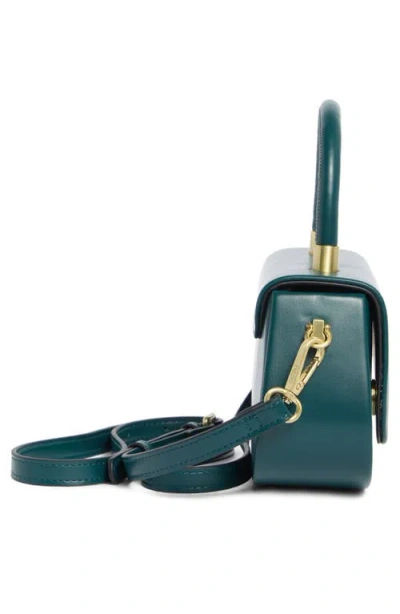 Bcbg Asymmetric Flap Top Handle Bag In Green