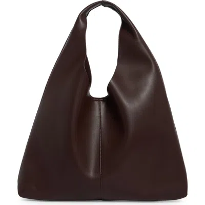 Bcbg Triangle Hobo Bag In Brown