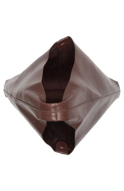 Bcbg Triangle Hobo Bag In Brown