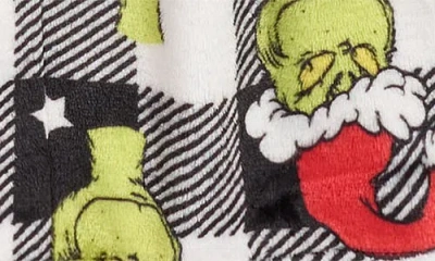 Komar Kids' Grinch Wrap Robe In Black