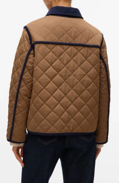 Vero Moda Emily Short Jacket In Brown