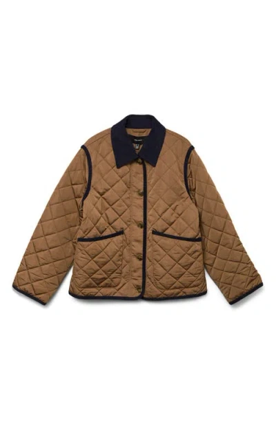 Vero Moda Emily Short Jacket In Brown