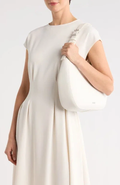 Dkny Camila Medium Hobo Crossbody Bag In White
