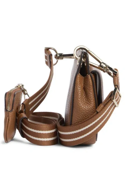 Kate Spade New York Small Flap Crossbody Bag And Pouch In Brown