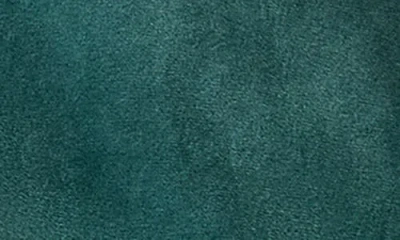 Dkny Rhinestone Velour Zip Hoodie In Green