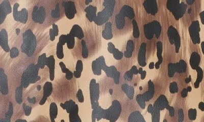 Cinq À Sept Cheyenne Leopard Print Faux Leather Jacket In Animal Print