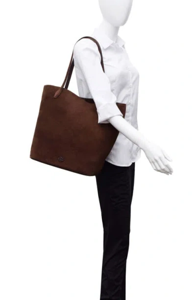New Amsterdam Leatherworks Asher Large Leather Tote Bag In Brown