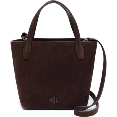 New Amsterdam Leatherworks Asher Tote Leather Crossbody Bag In Brown