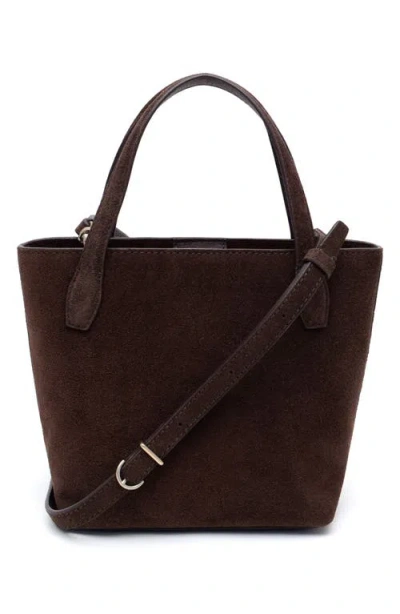New Amsterdam Leatherworks Asher Tote Leather Crossbody Bag In Brown