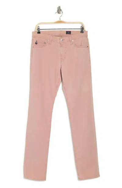 Ag Graduate Tailored Jeans In Pink