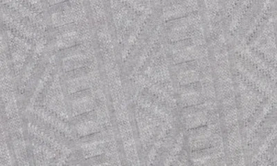 Splendid Textured Long Sleeve Sweater Polo In Gray