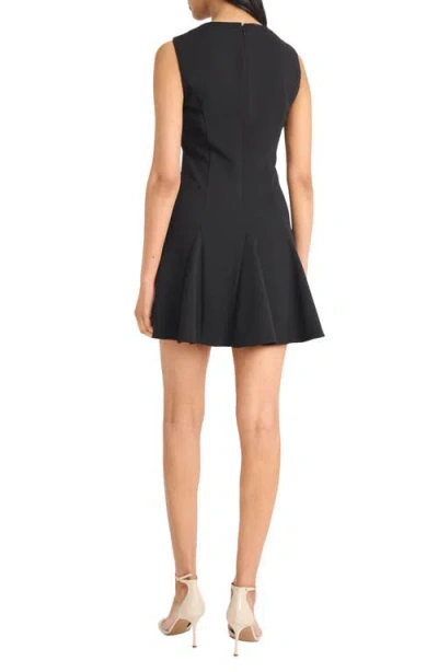 Donna Morgan Sleeveless Mini Dress In Black