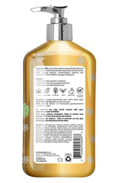 Hempz Frosted Sugar Cookie Body Moisturizer In Gold