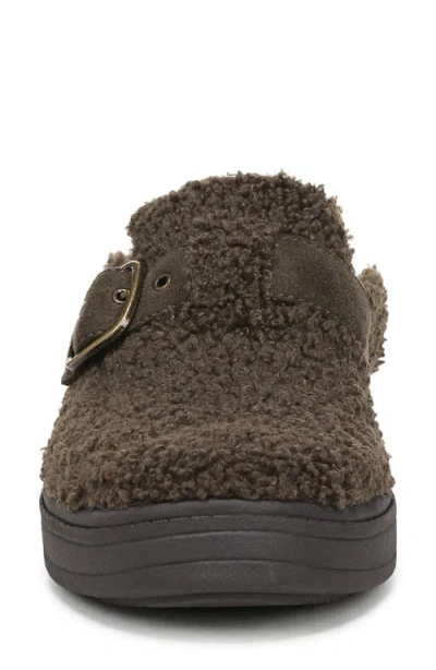 Lifestride Women's Vibe-cozy Washable Round Toe Mule Clogs In Brown