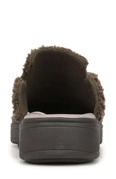 Lifestride Women's Vibe-cozy Washable Round Toe Mule Clogs In Brown