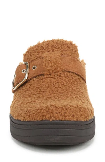 Lifestride Women's Vibe-cozy Washable Round Toe Mule Clogs In Brown