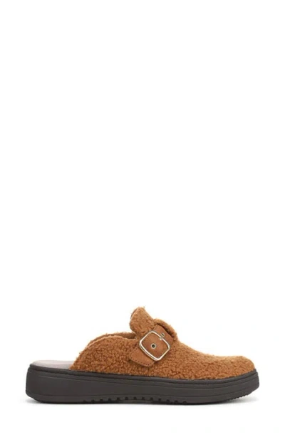Lifestride Women's Vibe-cozy Washable Round Toe Mule Clogs In Brown