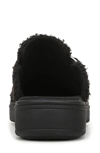 Lifestride Women's Vibe-cozy Washable Round Toe Mule Clogs In Black