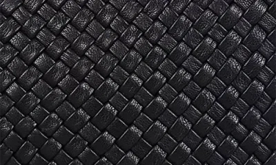 Lodis Maddie Woven Crossbody Bag In Black