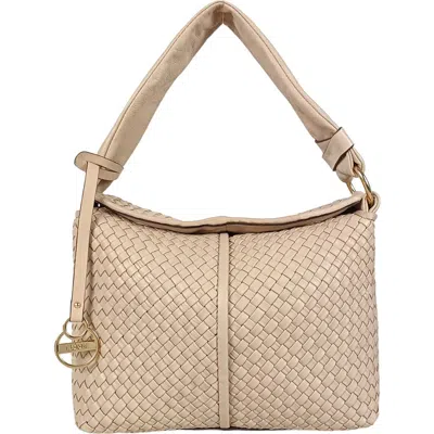 Lodis Ainsley Woven Shoulder Bag In Brown