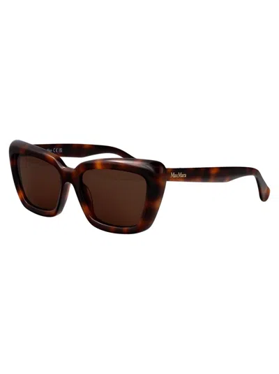 Max Mara Mm0171 Sunglasses In Brown