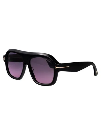 Tom Ford Rhonda-02 Sunglasses In Black
