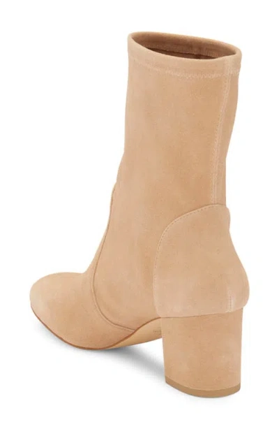 Stuart Weitzman Ariana Sock Bootie In Neutral