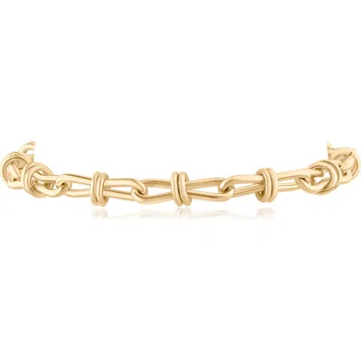 Jardin Knotted Chain Bracelet In Gold