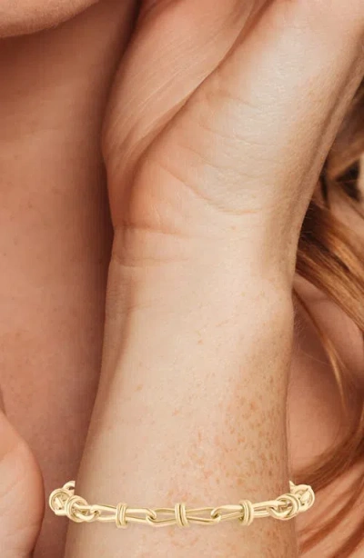 Jardin Knotted Chain Bracelet In Gold