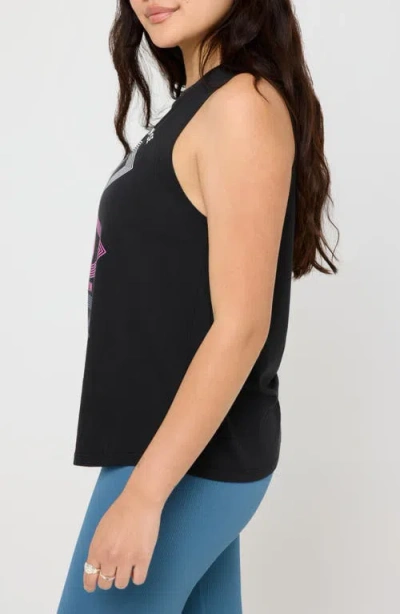 Spiritual Gangster Sun Moon Stars Jade Muscle Tank In Black