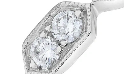 H.j. Namdar 14k White Gold Diamond Stackable Ring In Gold