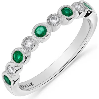 H.j. Namdar Diamond & Stone Stacking Ring