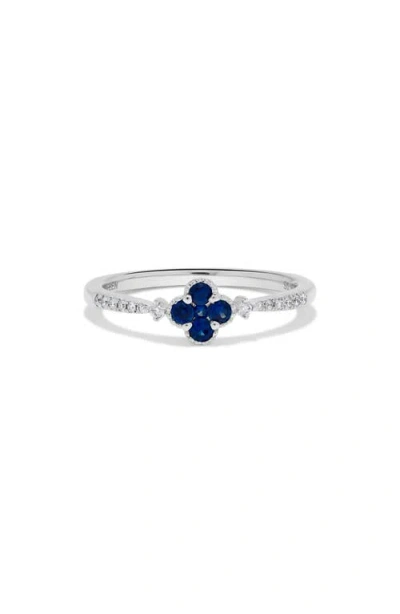 H.j. Namdar Stone & Diamond Clover Ring