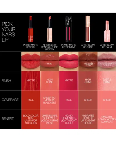 Nars Afterglow Sensual Shine Lipstick In Pink