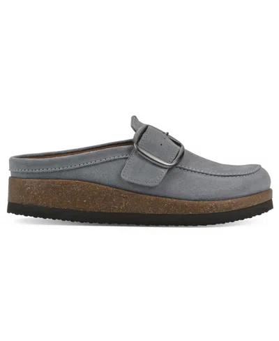 White Mountain Women's Bueno Footbed Clogs In Gray