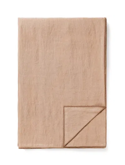 Tameko Neutrals / Orange Merrow Table Cloth — Ochre In Orange