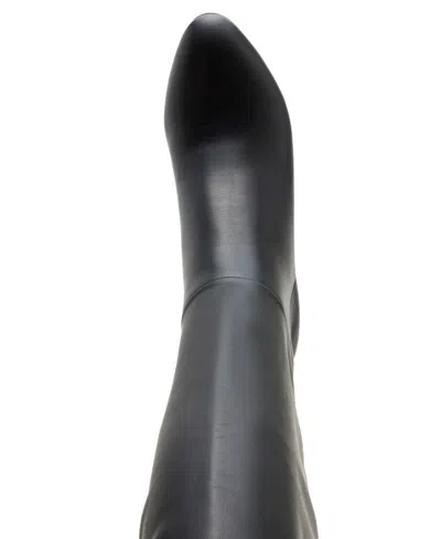 Madden Girl Women's Decode Over-the-knee Dress Boots In Black