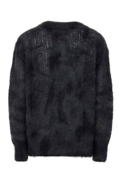 Isabel Marant Mylene Cardigan In Spray-effect Kid Mohair And Wool In Black