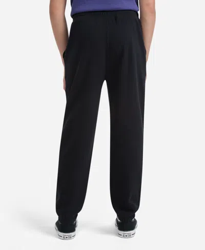 Abercrombie Girls Essential Fleece Joggers In Black
