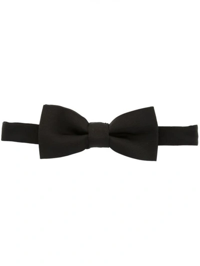 Dsquared2 Silk Grosgrain Bow Tie In Black