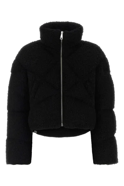 Khrisjoy Black Teddy Daisy Down Jacket In Black