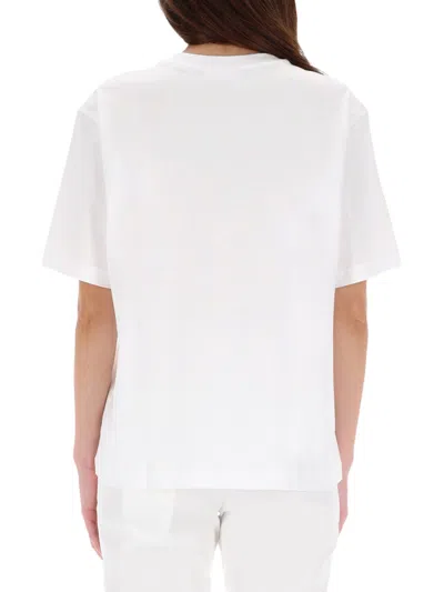 Lacoste Tshirt With Logo In White
