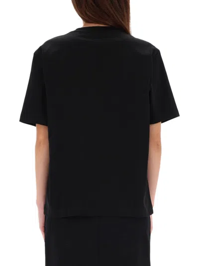 Lacoste Tshirt With Logo In Black
