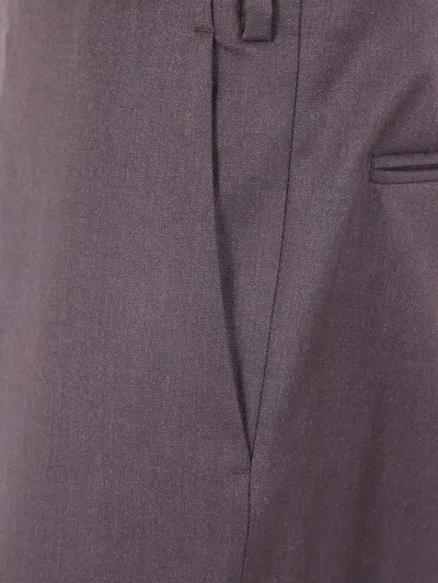 Lardini Drop Regular Trousers In Purple